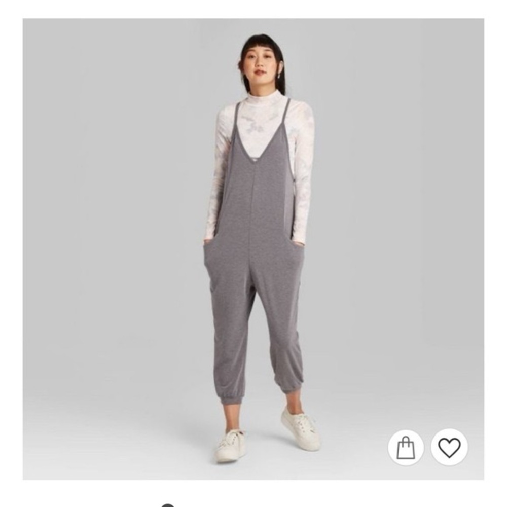 Wild Fable Charcoal Jumpsuit